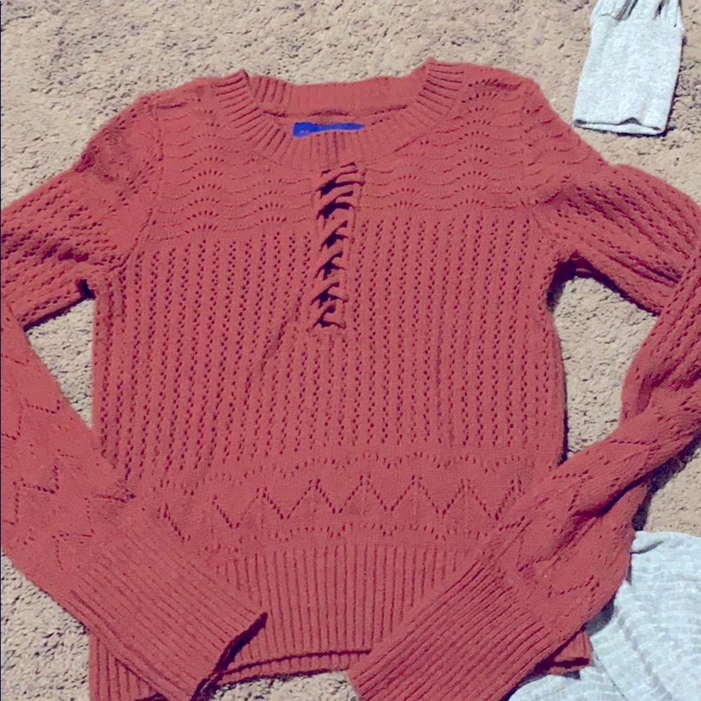 Salmon colored sweater
